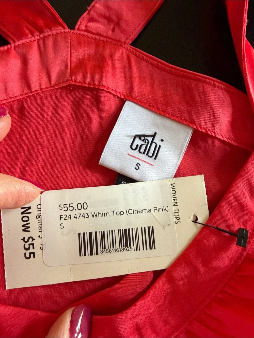 Cabi whim top Sleeveless Tank with Crisscross Back